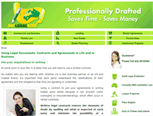 Tablet Screenshot of legalcontract.com.au